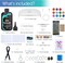 UV Resin Jewelry Making Kit, 300g Crystal Clear UV Resin Kit with Molds, 30w & 22 Lamp Beads UV Resin Light Large for Craft Making Earrings, Necklaces, Keychains
